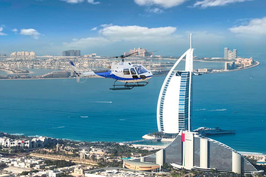 Dubai: 12-Min Helicopter Adventure Above The Palm - Arriving at the Dubai Police Academy helipad