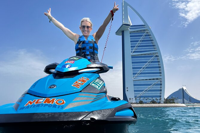 Dubai 1h Jet Ski, Burj Al Arab, Atlantis, Ice Cream, Photo, Video - Following the guide along Dubai’s coast