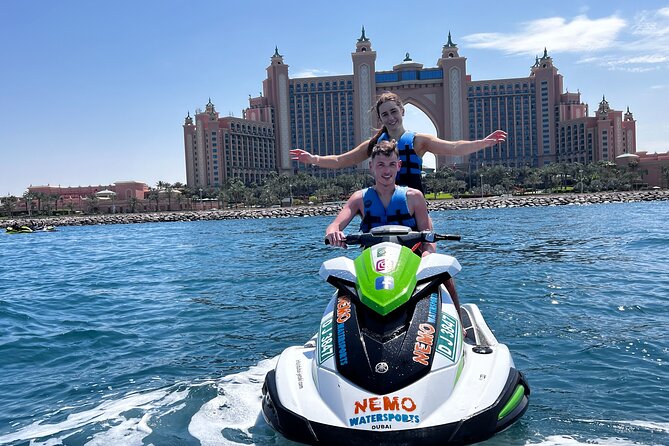 Dubai 1h Jet Ski, Burj Al Arab, Atlantis, Ice Cream, Photo, Video - Atlantis, JBR, and Burj Khalifa from the water