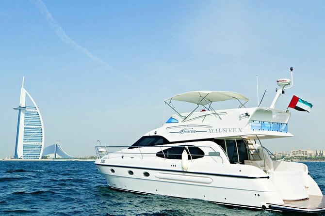Dubai 3 Hour Private Luxury Yacht Charter with Jet Ski Option - Burj Al Arab and Dubai’s Sail-Shaped Icon