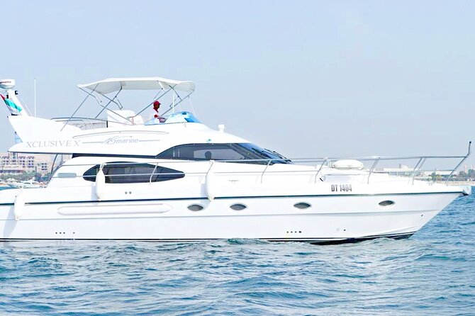 Dubai 3 Hour Private Luxury Yacht Charter with Jet Ski Option - Palm Jumeirah and the Atlantis Photo Stop