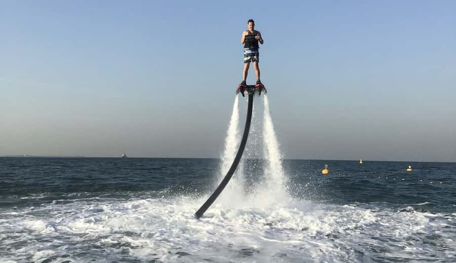 Dubai: 30-Min Flyboard with Burj Al Arab View & Soft Drink - Burj Al Arab views from the water