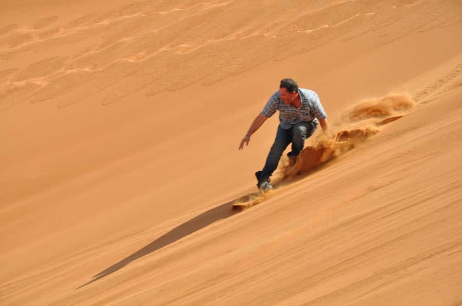 Dubai: 3000cc V6 Dune Buggy & Sandboarding -Private Tour - Sandboarding adds a short, easy extra