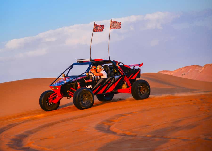 Dubai: 3000cc V6 Dune Buggy & Sandboarding -Private Tour - The lounge sets a comfortable tone
