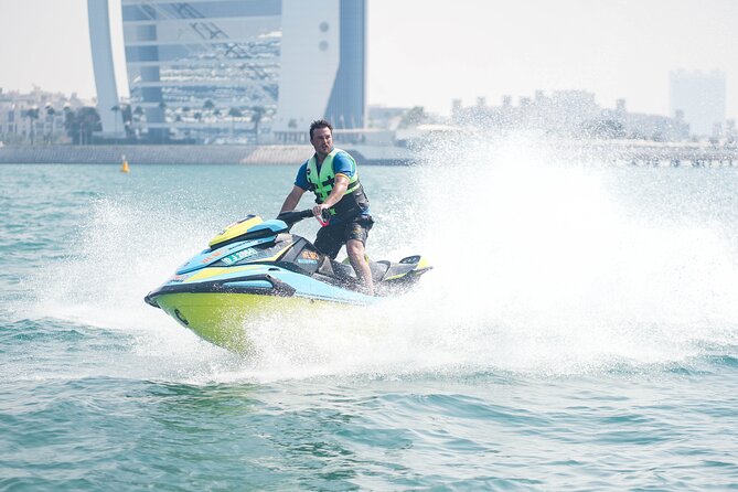 Dubai: 30min Jet Ski: Burj Al Arab w Pics, Videos, free Ice Cream - Photo stops in front of Dubai’s most famous hotel