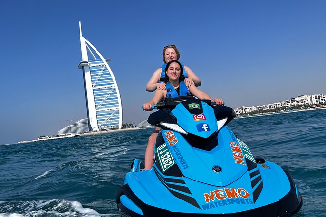 Dubai: 30min Jet Ski: Burj Al Arab w Pics, Videos, free Ice Cream - How the 30 minutes usually feels
