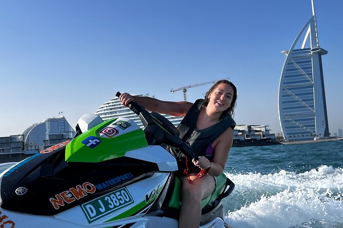 Dubai: 30min Jet Ski: Burj Al Arab w Pics, Videos, free Ice Cream - What the price gives you at $69.66