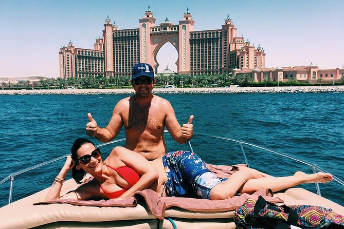 Dubai 3h Sea escape: Swim! Tan! Sightsee! - Burj Al Arab brings the classic Dubai photo