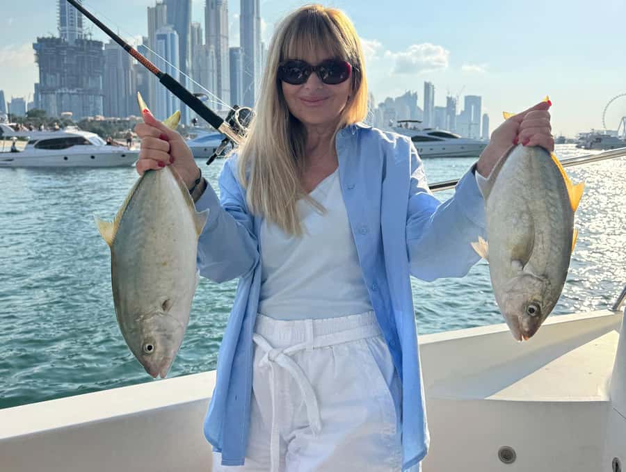 Dubai: 4-Hour Private Deep Sea/Trolling Fishing Trip - The crew and the family feel