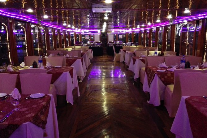 Dubai 5 Star Marina Dhow Cruise Dinner with Transfers - Buffet dinner, drinks, and onboard atmosphere