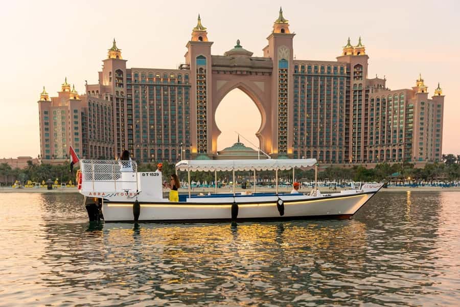 Dubai: Abra Boat Tour in Atlantis, Palm, Ain Dubai & Marina - Starting at Dubai Harbour, Gate 7
