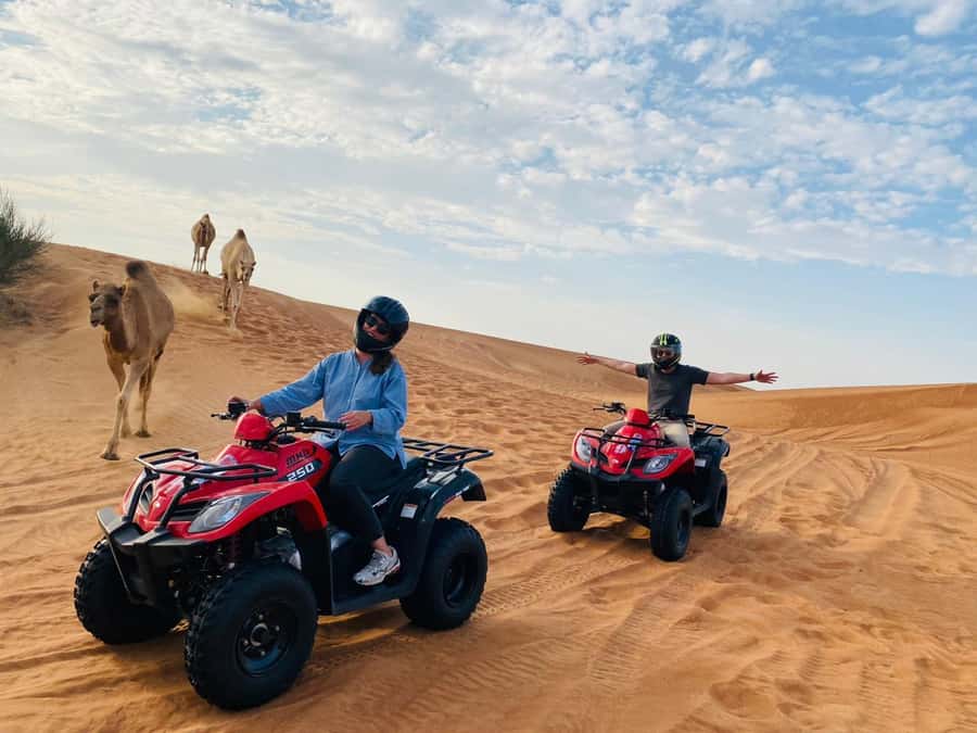 Dubai: Adventure Quad Bike Safari, Camel Ride & Refreshment - Quick take: what you actually get