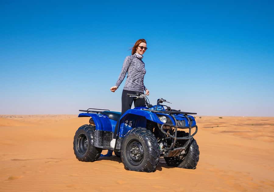Dubai: Adventure Quad Bike Safari, Camel Ride & Refreshment - Guides and the quality of the day