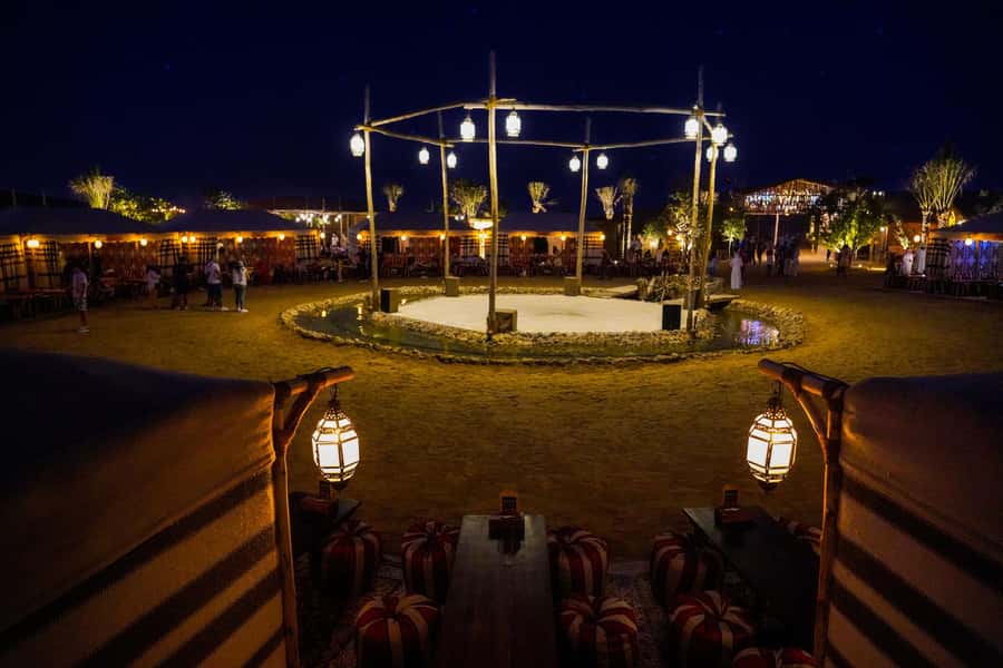 Dubai: Al Khayma Camp Experience with BBQ Dinner - A BBQ dinner with three regional food traditions