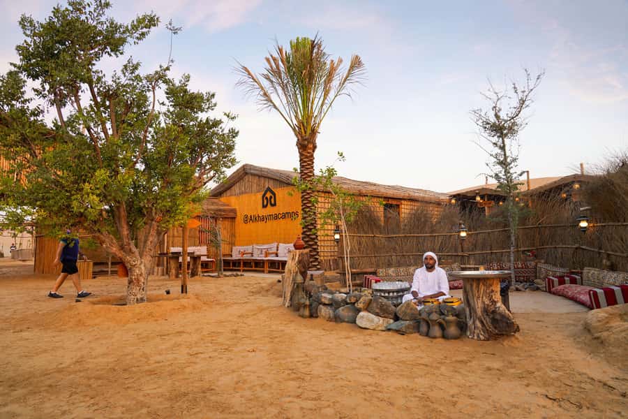 Dubai: Al Khayma Camp Experience with BBQ Dinner - Ending under the stars