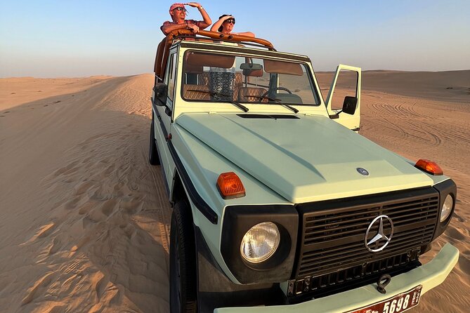 Dubai: Al Marmoom Oasis Vintage Safari: Camels, Stargazing & Meal - Key details before you book