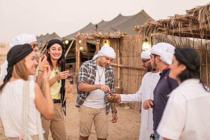 Dubai: Al Marmoom Oasis with Private Bedouin Tent & Dinner - The Short Camel Ride and Sunset Over the Oasis