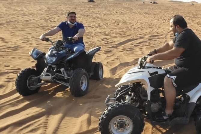 Dubai: All Inclusive Desert Safari with ATV, Camel, Horse ride, Vip & more - What to expect from the ATV and dune bash