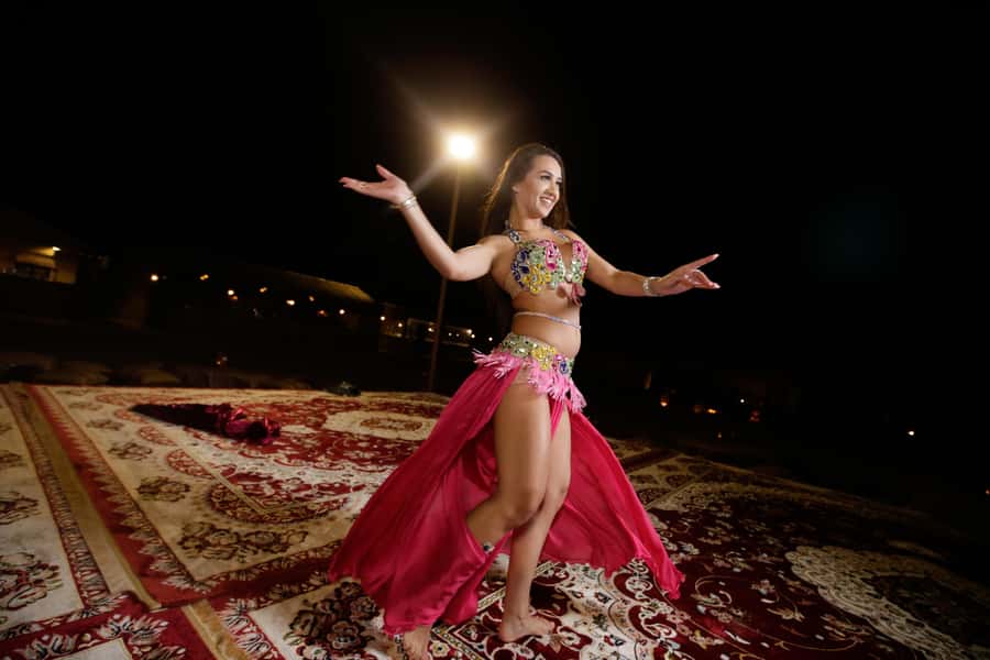 Dubai: Bedouin Camp, Dune Safari, Falcon Show & BBQ Dinner - BBQ dinner under the stars