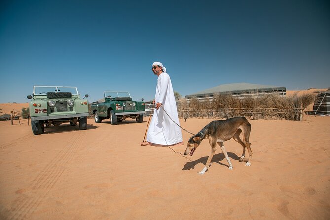 Dubai: Bedouin Culture Safari - Meeting Salukis and watching the falcons