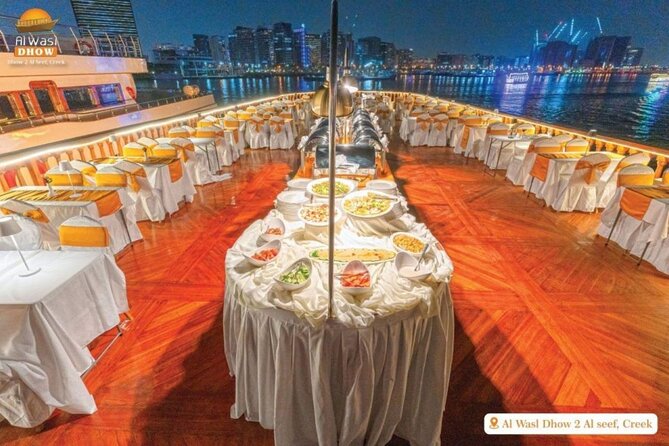 Dubai Best Dhow Cruise Dinner Buffet (Multi Cusine) - Boarding the traditional wooden dhow