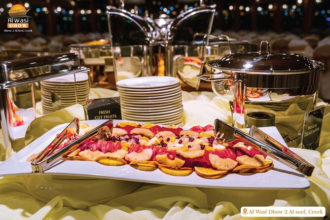 Dubai Best Dhow Cruise Dinner Buffet (Multi Cusine) - The creek route and its old landmarks