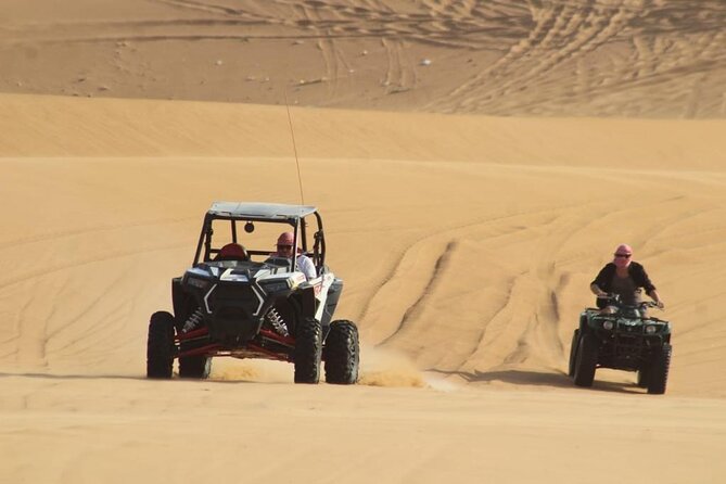 Dubai Buggy Tour in red sands and Desert Safari - Safety briefing, helmets, and getting behind the wheel