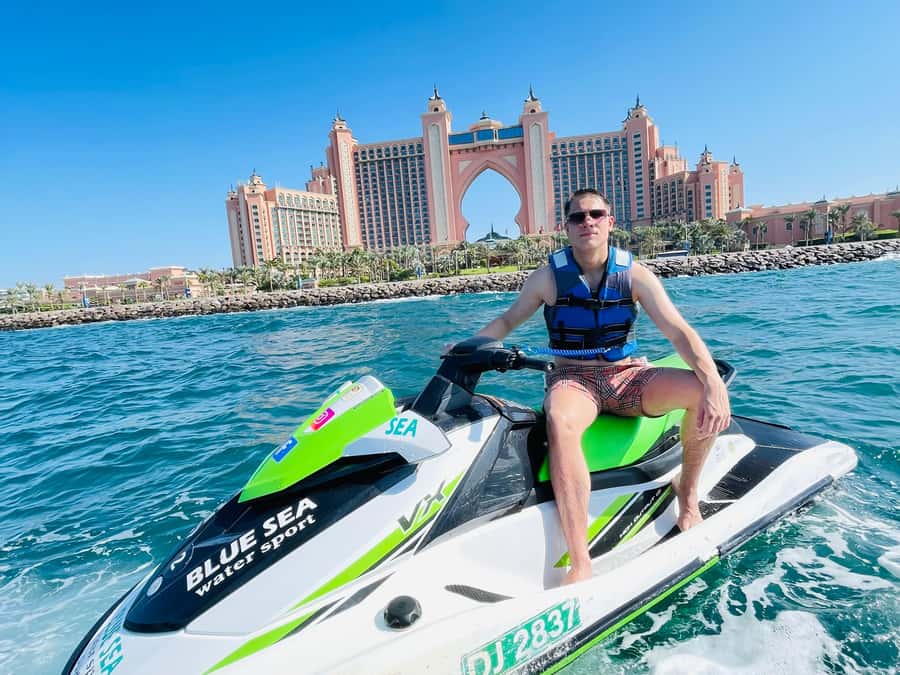 Dubai: Burj Al Arab and Atlantis Jet Ski Tour - The one-hour route to Palm Jumeirah and Atlantis