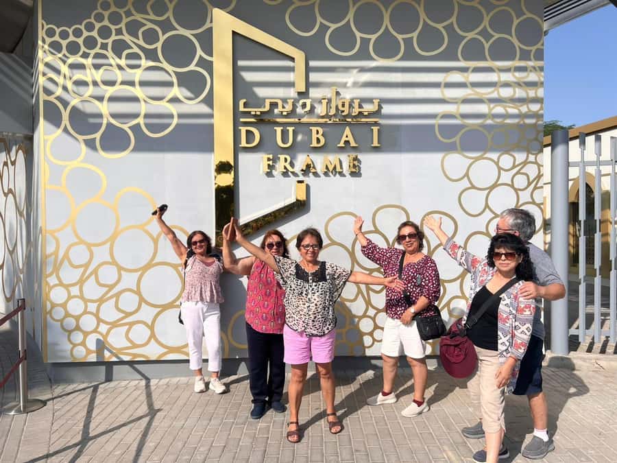 Dubai: Burj Al Arab, Future Museum, Dubai Frame Tour - Museum of the Future: architecture from the roadside
