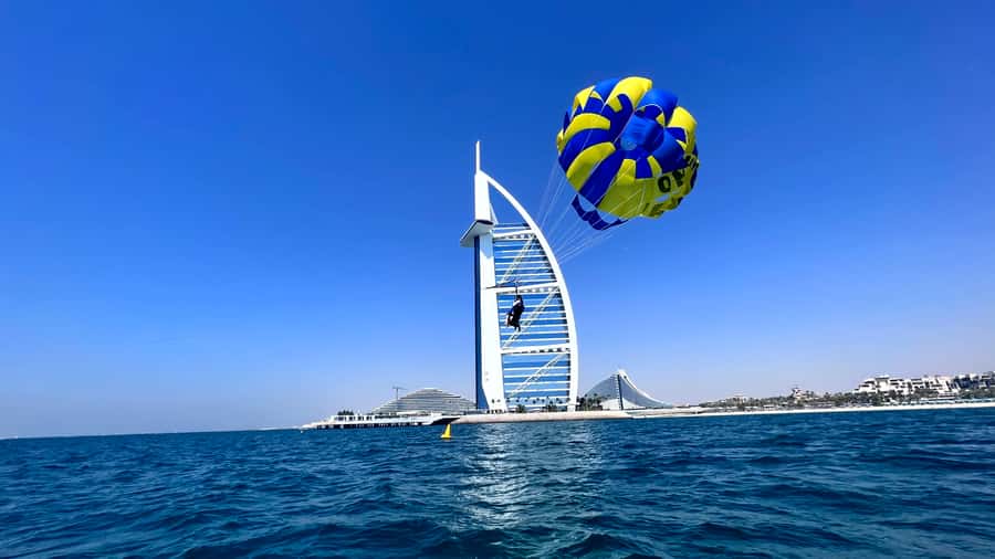 Dubai: Burj Al Arab Parasailing, Ice Cream, Pics, and Videos - Is the $67 price fair?