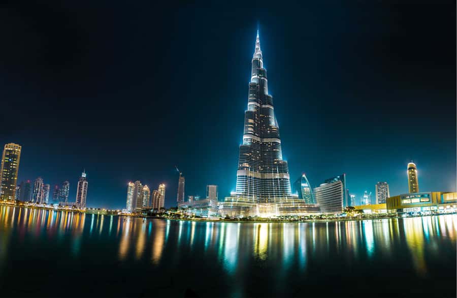 Dubai by Night City Tour with Fountain Show - Sheikh Zayed Road turns the transfer into a sight