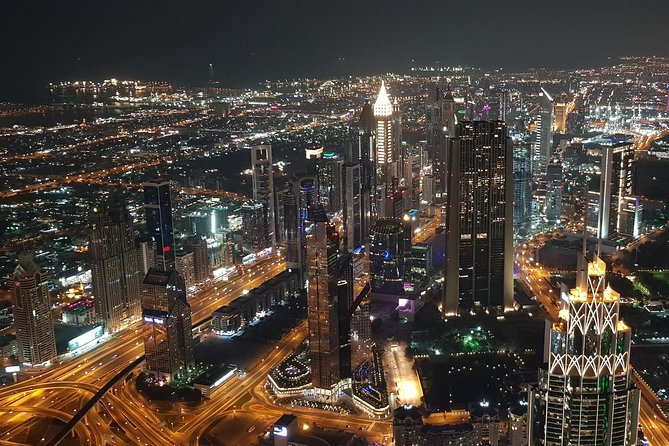 Dubai City Tour By Night With Burj Khalifa Ticket - Burj Khalifa Levels 124 and 125