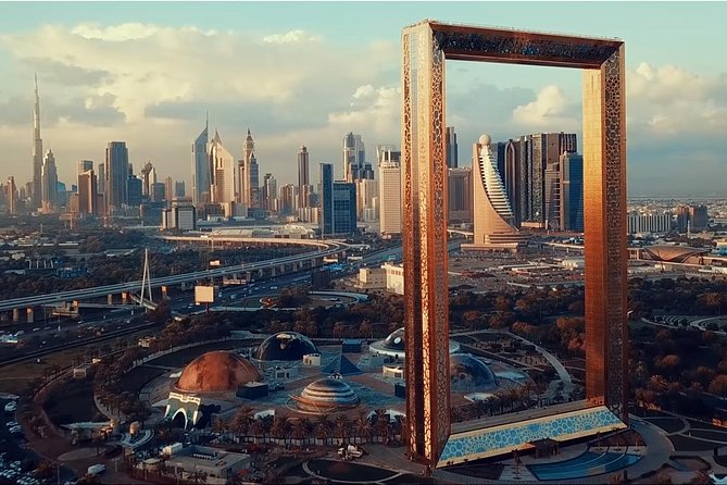 Dubai City Tour: Frame Tickets, Creek, Souks, Blue Mosque & Abra - Burj Al Arab from Jumeirah Beach