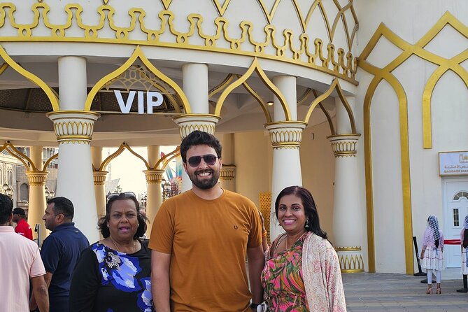 Dubai City Tour with Burj khalifa Tickets - Palm Jumeirah from the road and boardwalk areas