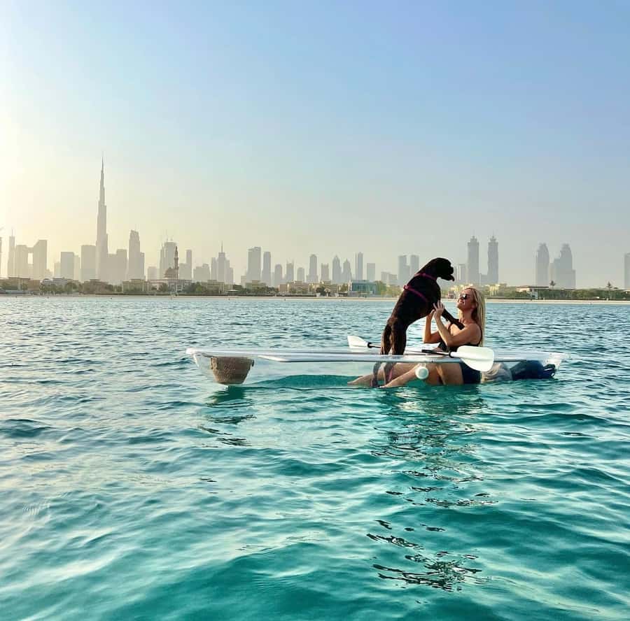 Dubai: Clear Kayaking Experience with Burj Khalifa View - Key points to know before you book