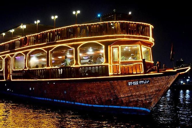 Dubai Creek Cruise Dinner with Transfer - Music and the Tanura dance show