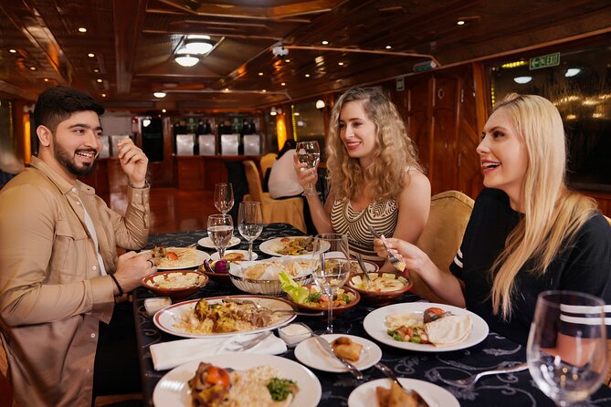 Dubai Creek Luxury Dhow Dinner Cruise with Optional Transfer - What the two-hour cruise actually includes
