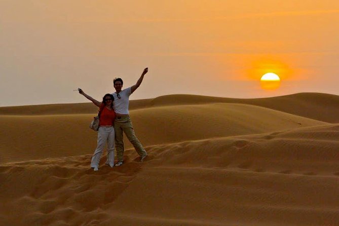 Dubai Desert 4x4 Safari with Camp activities & BBQ Dinner - Camel riding and sandboarding at camp