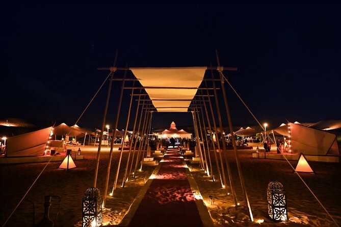 Dubai Desert Camp Dinner with BBQ, Dinner, Camel Ride & Shows - The drive from Dubai can make or break the evening