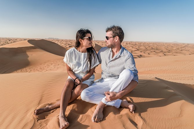 Dubai Desert Discovery: Red Dunes Safari, Sandboard & Camel Ride - The drive from Dubai to Lahbab