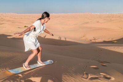 Dubai Desert Discovery: Red Dunes Safari, Sandboard & Camel Ride
