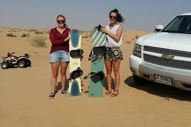 Dubai Desert Morning Tour in 4WD Vehicle: Camel Ride, Quad Bike Tour, Sandboarding, and Camel Farm - The camel farm is a quick look at desert life