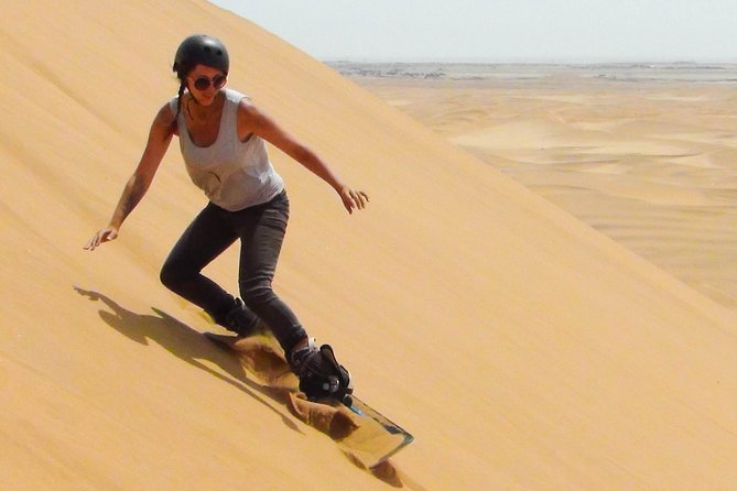 Dubai Desert Red Dune Half-Day Safari Adventure and BBQ Dinner - Sunset from the highest dune