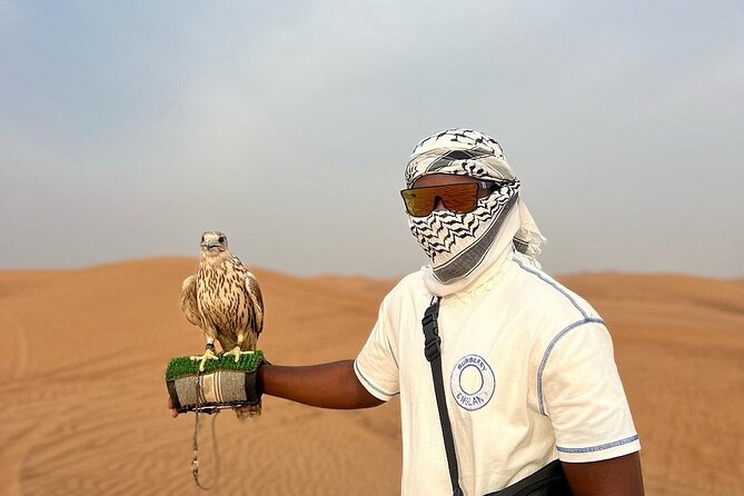 Dubai Desert Safari 20 mins Dune Bashing BBQ Live Show Camel Ride - From Dubai streets to Lahbab’s red dunes
