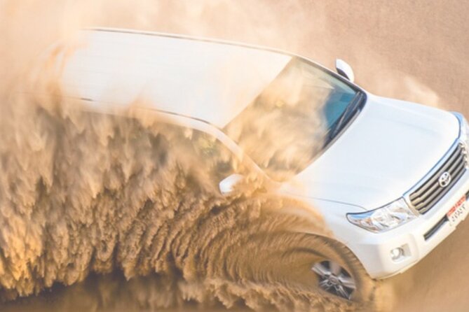 Dubai Desert Safari 20 mins Dune Bashing BBQ Live Show Camel Ride - Belly dancing, fire show, and multiple live performances