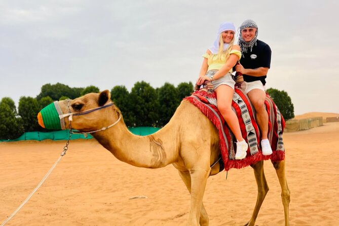 Dubai Desert Safari 20 mins Dune Bashing BBQ Live Show Camel Ride - What the $35 price really covers