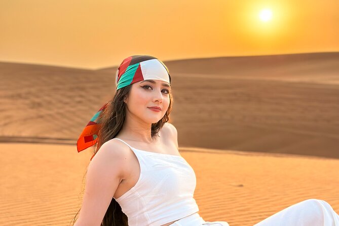 Dubai Desert Safari (ADVANCE) - Sandboarding and camel riding on the red dunes
