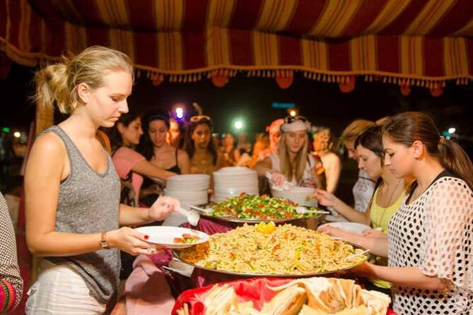 Dubai Desert Safari Adventure, 60mins ATV, Camel Ride, Shows, BBQ - The traditional camp and evening program