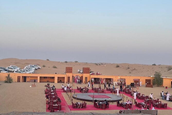 Dubai Desert Safari Adventure with Premium BBQ Dinner - The sunset photo stop is short but worthwhile