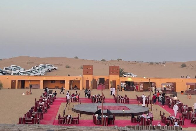 Dubai Desert Safari Adventure with Premium BBQ Dinner - Arrival at the Bedouin-style camp